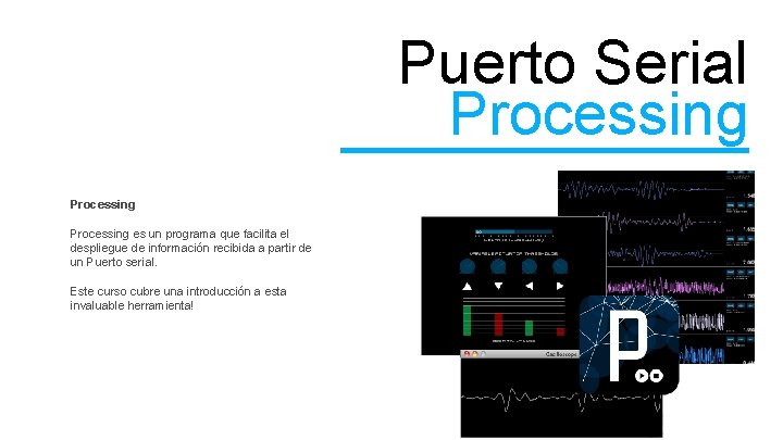 Puerto Serial Processing es un programa que facilita el despliegue de información recibida a