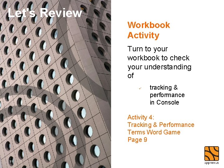 Let's Review Workbook Activity Turn to your workbook to check your understanding of ü