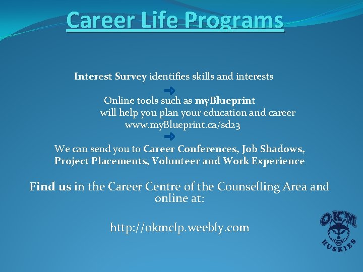Career Life Programs Interest Survey identifies skills and interests Online tools such as my. Career Life Programs Interest Survey identifies skills and interests Online tools such as my.