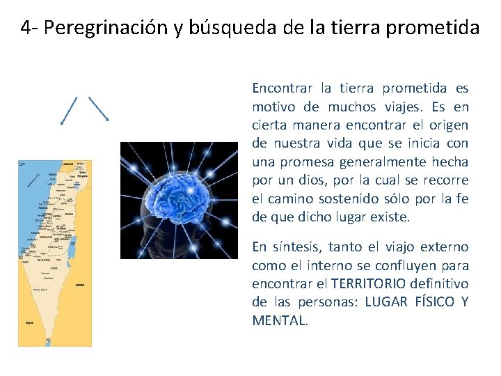 4 - Peregrinación y búsqueda de la tierra prometida Encontrar la tierra prometida es