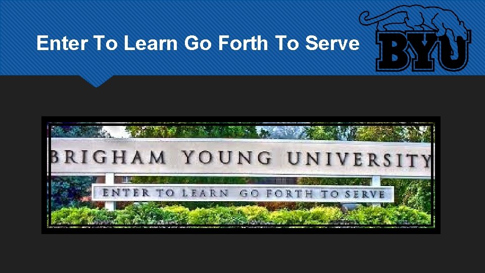 Brigham Young University Alumni Chapter Essentials The Critical
