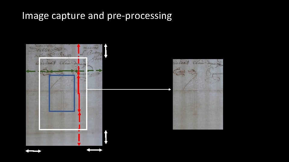 Image capture and pre-processing 1/6 1/6 