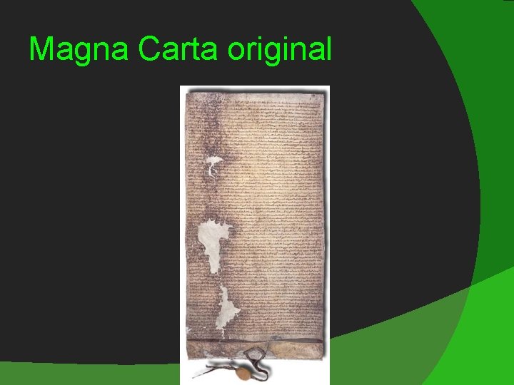 Magna Carta original 