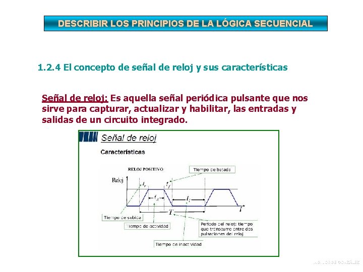 DESCRIBIR LOS PRINCIPIOS DE LA LÓGICA SECUENCIAL 1. 2. 4 El concepto de señal