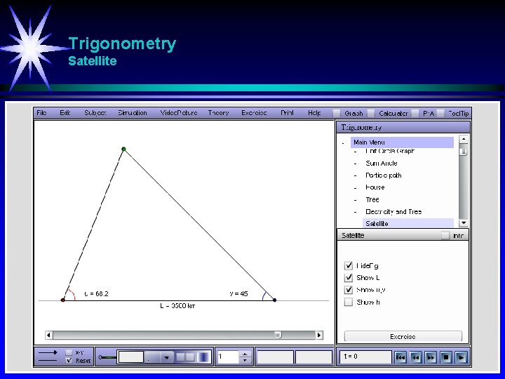 Trigonometry Satellite 