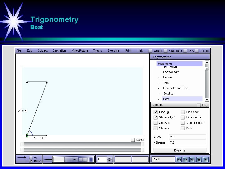 Trigonometry Boat 