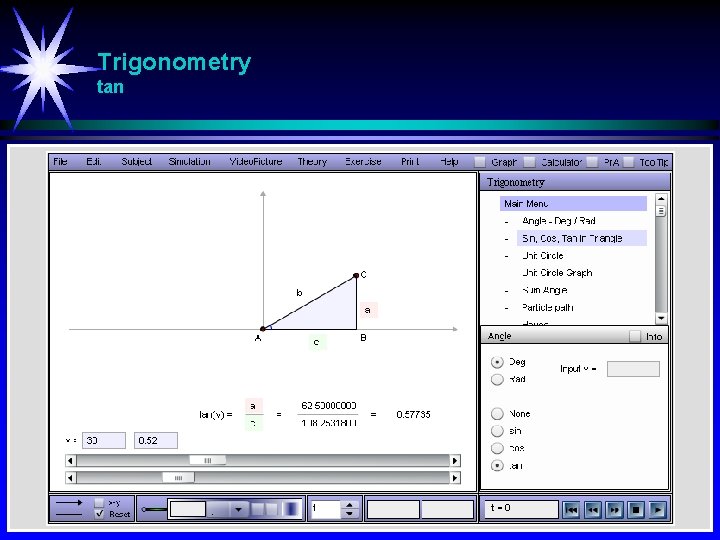 Trigonometry tan 