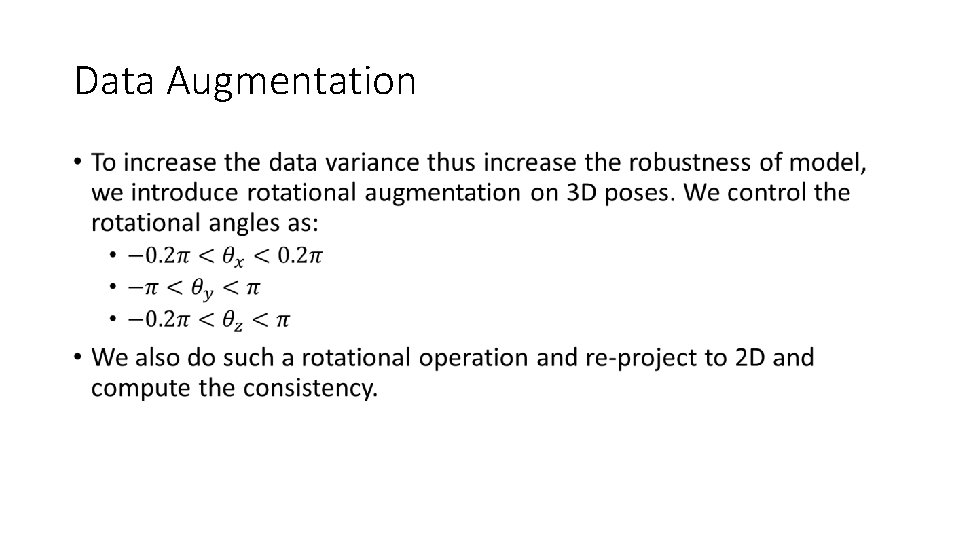 Data Augmentation • 