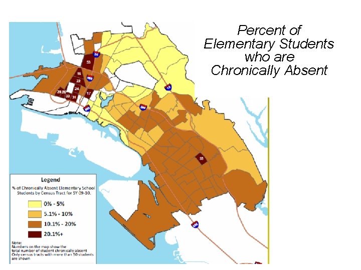 Percent of Elementary Students who are Chronically Absent 