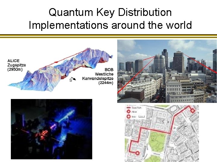 Quantum Key Distribution Implementations around the world 