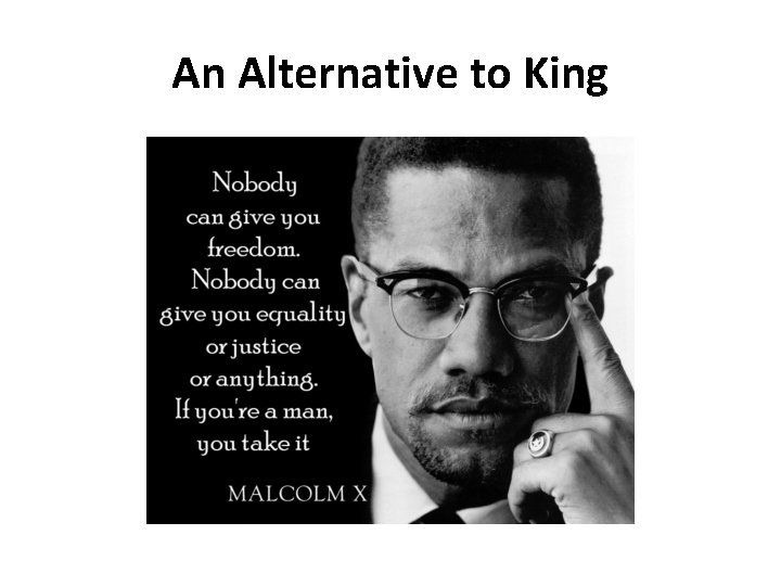 An Alternative to King An Alternative to King