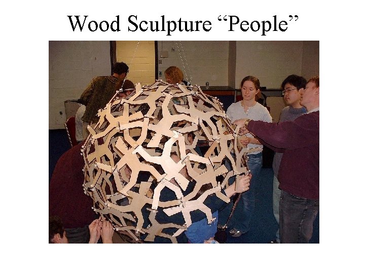 Wood Sculpture “People” 