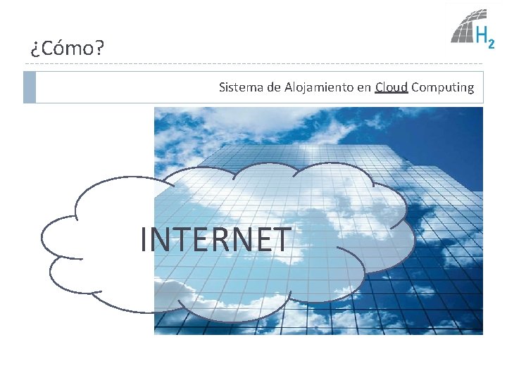 ¿Cómo? Sistema de Alojamiento en Cloud Computing INTERNET 