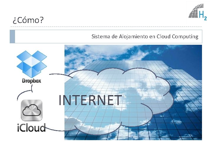¿Cómo? Sistema de Alojamiento en Cloud Computing INTERNET 
