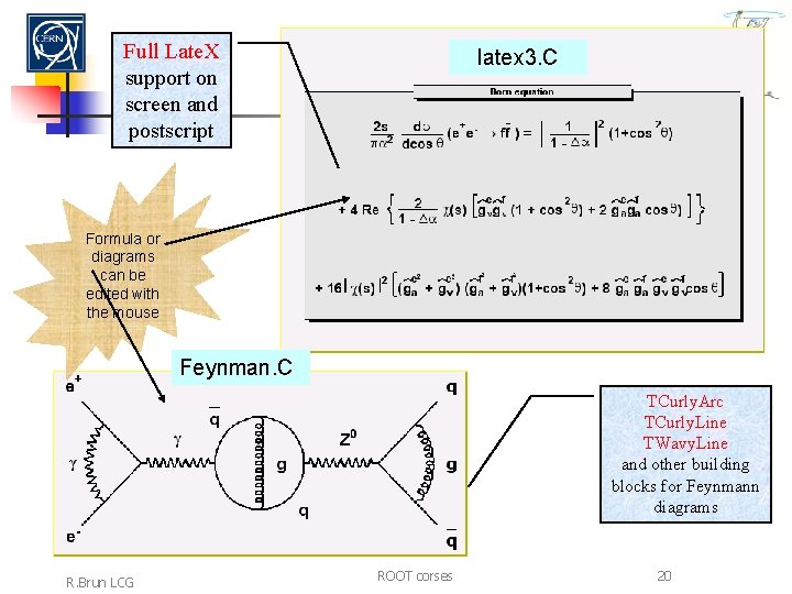 Full Late. X support on screen and postscript latex 3. C Formula or diagrams