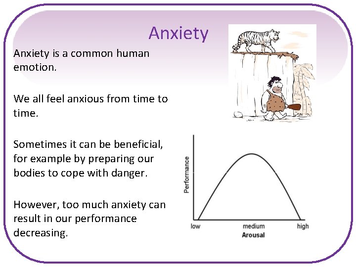 Anxiety is a common human emotion. We all feel anxious from time to time.
