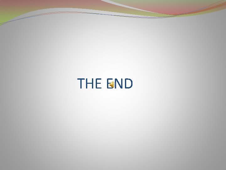 THE END 