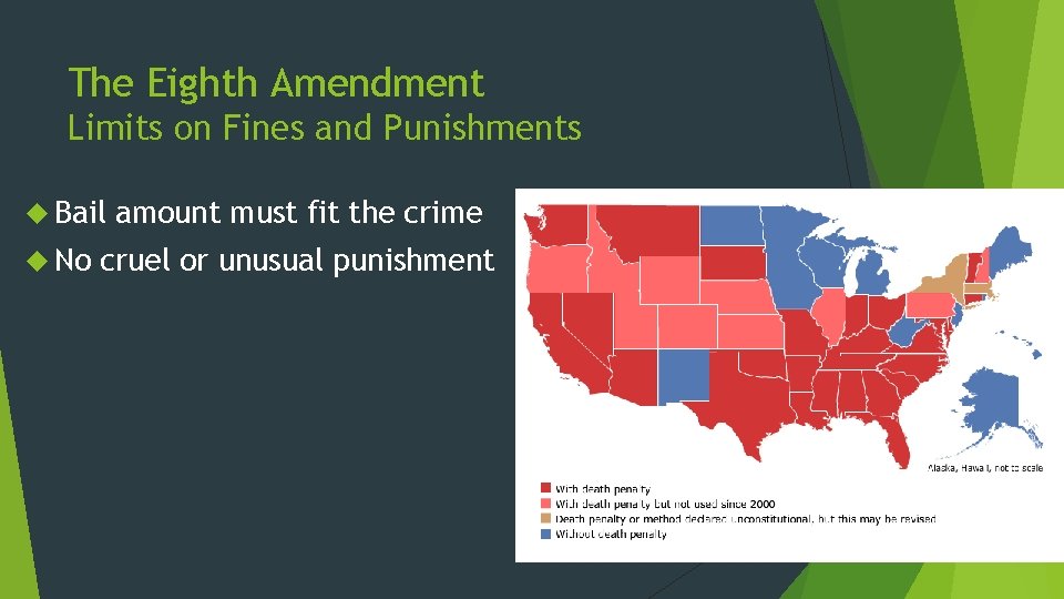 The Eighth Amendment Limits on Fines and Punishments Bail No amount must fit the