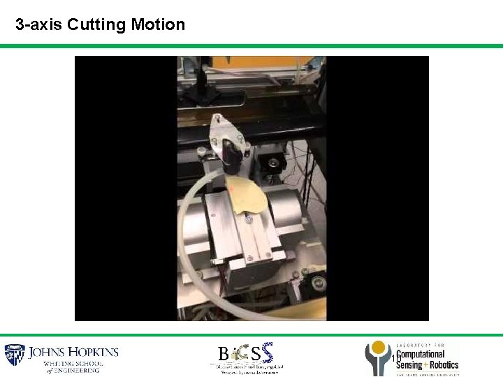 3 -axis Cutting Motion 10 