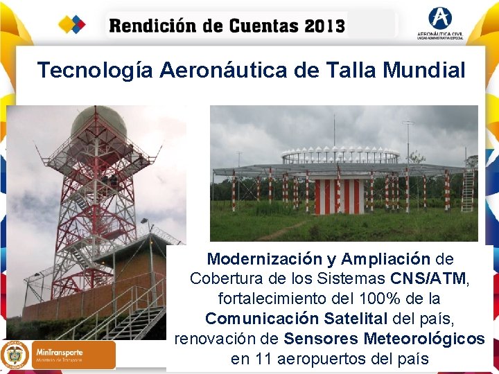 Tecnología Aeronáutica de Talla Mundial Modernización y Ampliación de Cobertura de los Sistemas CNS/ATM,