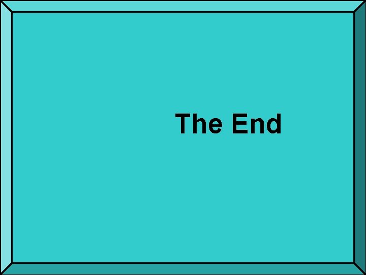 The End 