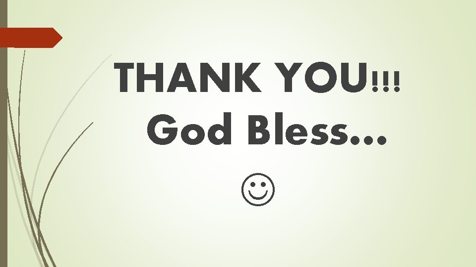 THANK YOU!!! God Bless… 