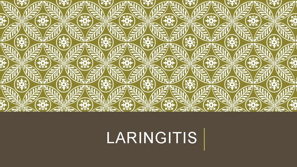 LARINGITIS 