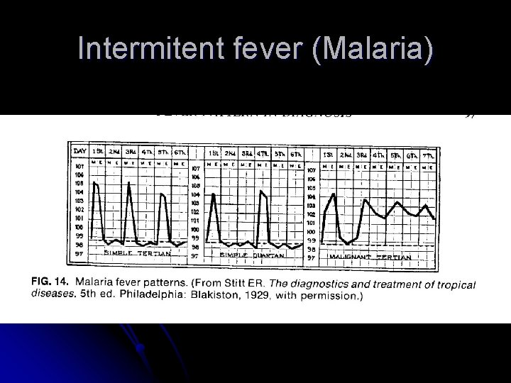 Intermitent fever (Malaria) 