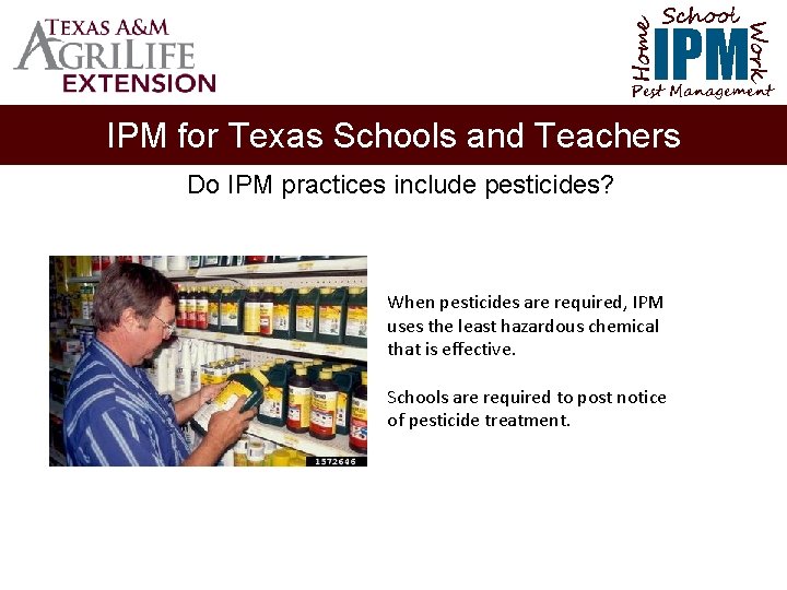 School Home Work IPM Pest Management IPM for Texas Schools and Teachers Do IPM