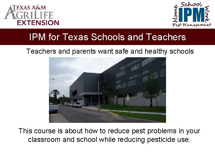 School Home Work IPM Pest Management IPM for Texas Schools and Teachers and parents