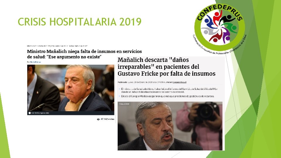 CRISIS HOSPITALARIA 2019 