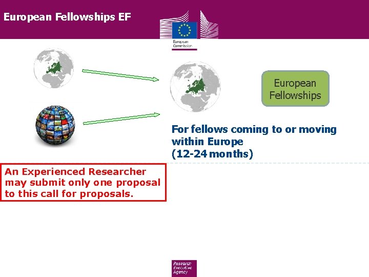 European Fellowships EF European Fellowships For fellows coming to or moving within Europe (12