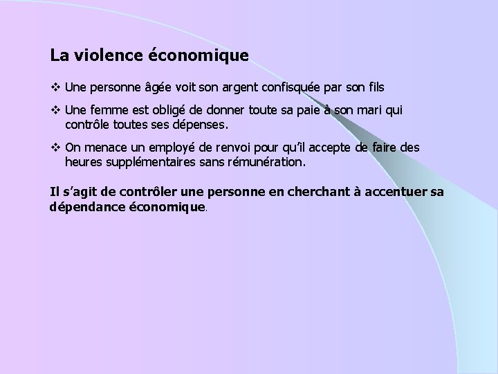 La violence économique v Une personne âgée voit son argent confisquée par son fils