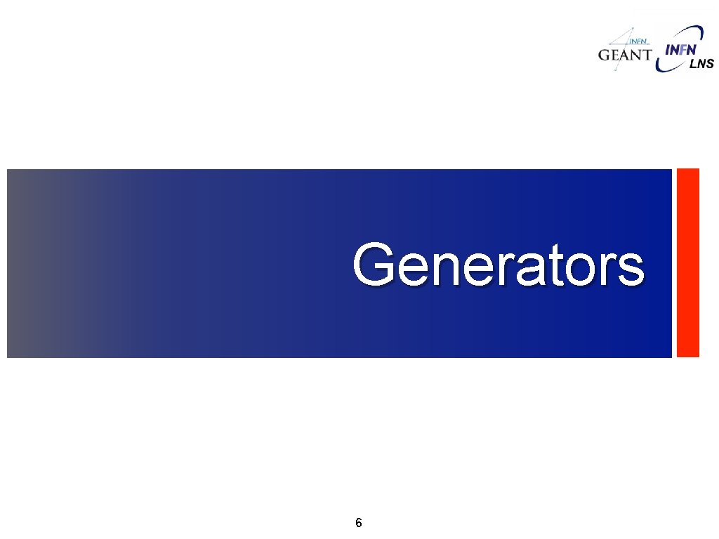 Generators 6 