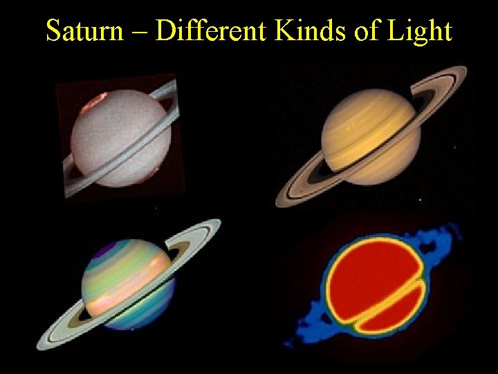 Saturn – Different Kinds of Light 