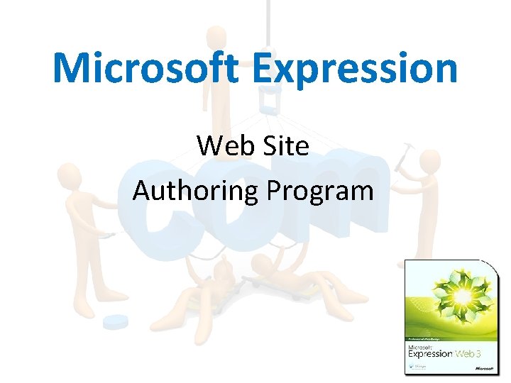 Microsoft Expression Web Site Authoring Program 