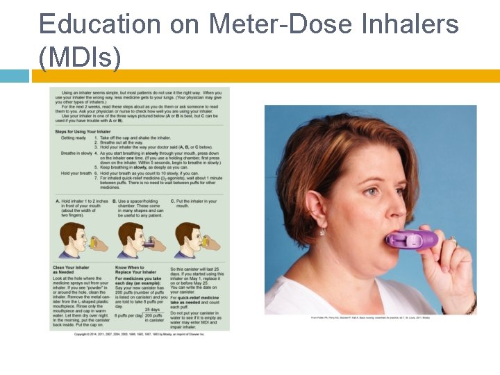 Education on Meter-Dose Inhalers (MDIs) 