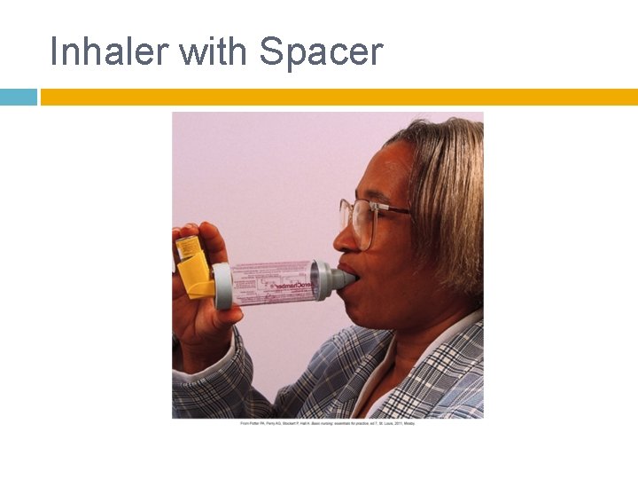 Inhaler with Spacer 