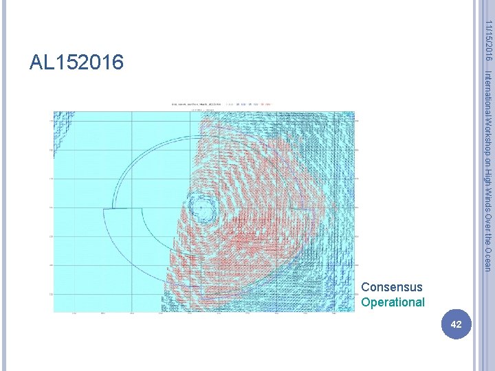 11/15/2016 International Workshop on High Winds Over the Ocean AL 152016 Consensus Operational 42