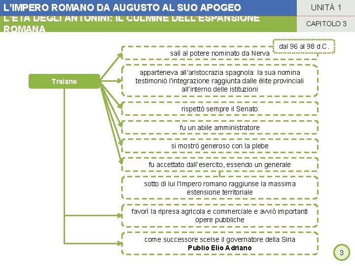 L’IMPERO ROMANO DA AUGUSTO AL SUO APOGEO L’ETÀ DEGLI ANTONINI: IL CULMINE DELL’ESPANSIONE ROMANA