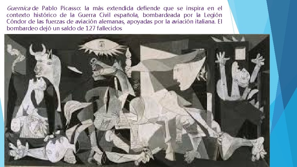 Guernica de Pablo Picasso: la más extendida defiende que se inspira en el contexto