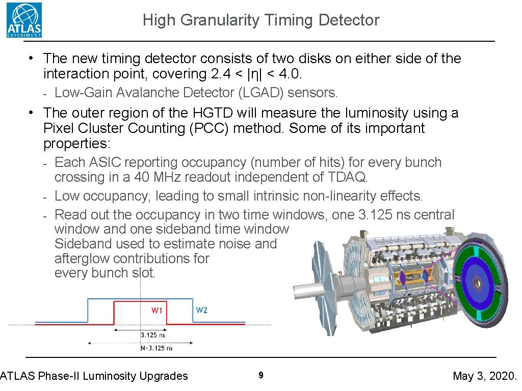 High Granularity Timing Detector • The new timing detector consists of two disks on