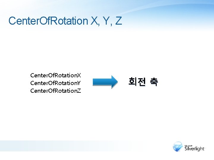 Center. Of. Rotation X, Y, Z Center. Of. Rotation. X Center. Of. Rotation. Y