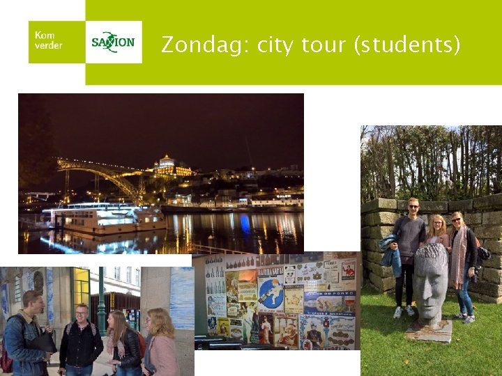 Zondag: city tour (students) 