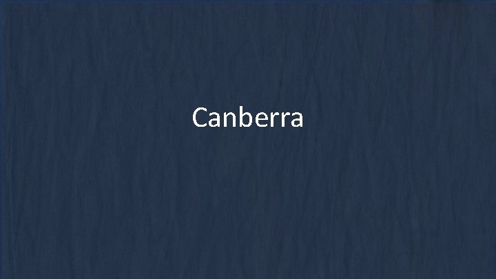 Canberra 