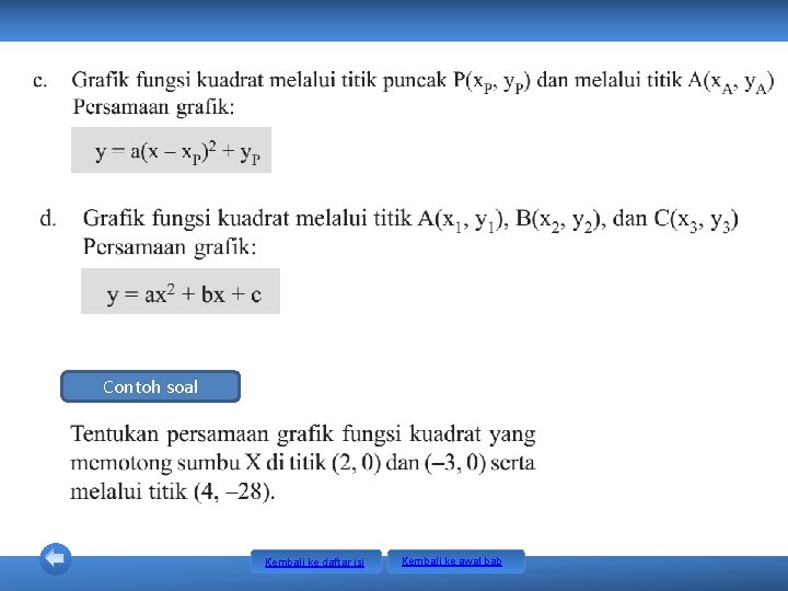 Contoh soal Kembali ke daftar isi Kembali ke awal bab Contoh soal Kembali ke daftar isi Kembali ke awal bab