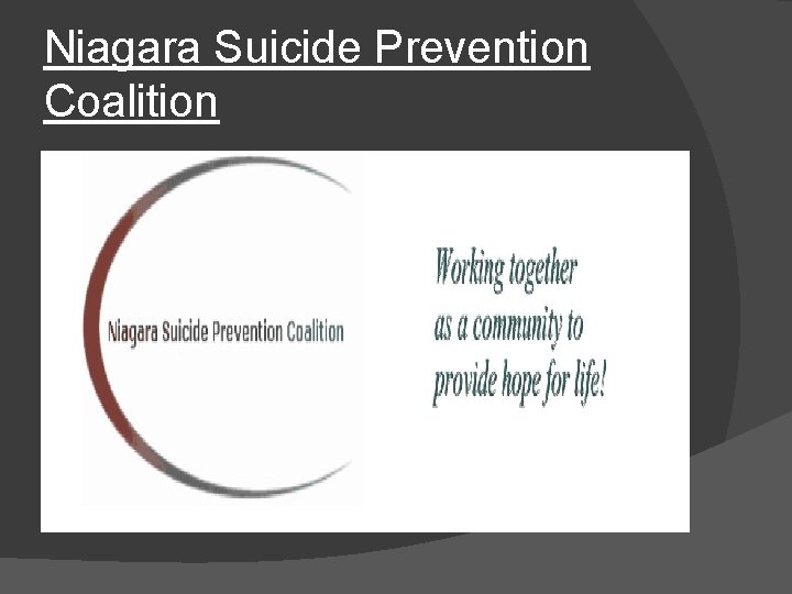 Niagara Suicide Prevention Coalition 