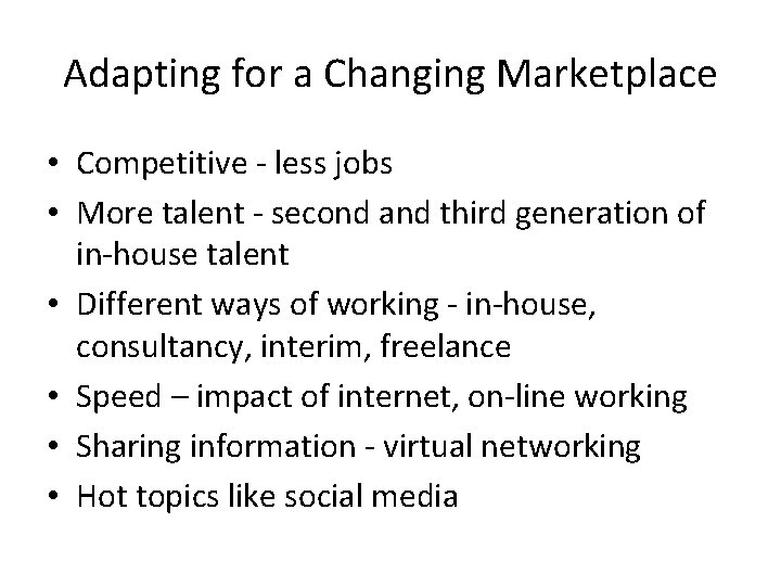 Making Good Choices Building Your Career 21 January