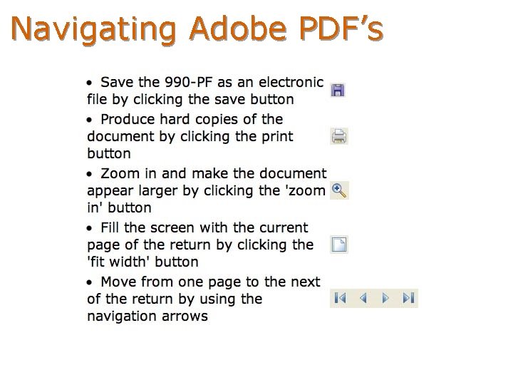 Navigating Adobe PDF’s 
