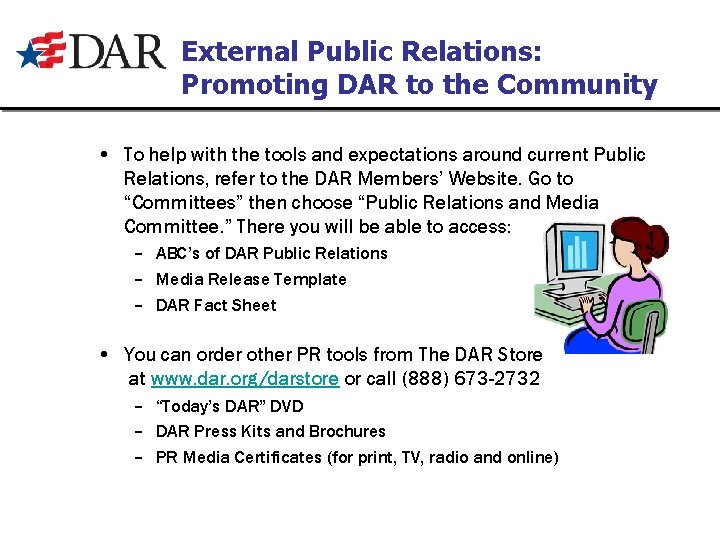 How to use the Public Relations and Media